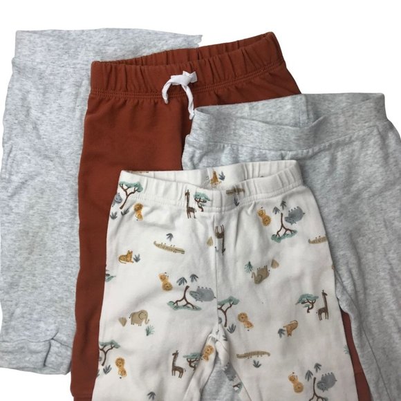 Set of 4 Cat & Jack, Old Navy & Carter's Stretch Cotton Pants 18M - Picture 2 of 7
